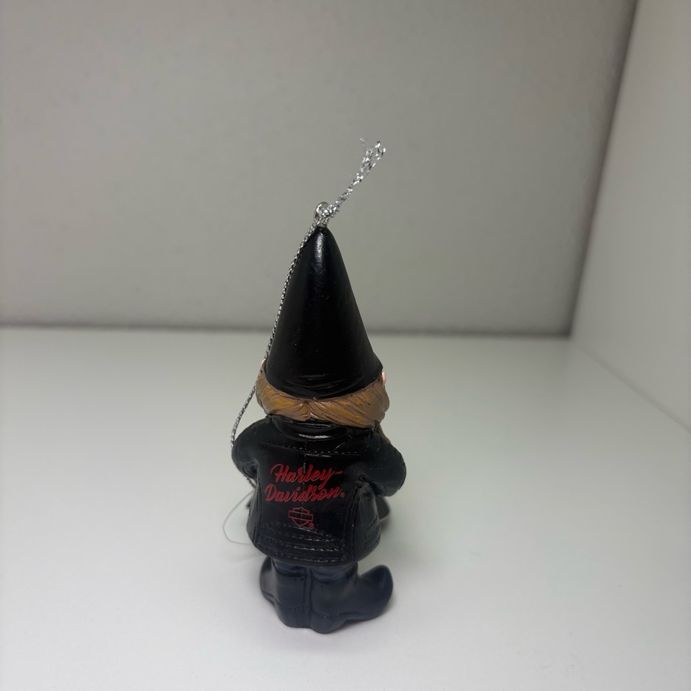 Harley-Davidson Sculpted Lady Biker Gnome Hanging Ornament, Black 3OT4902GMB - Picture 2 of 5